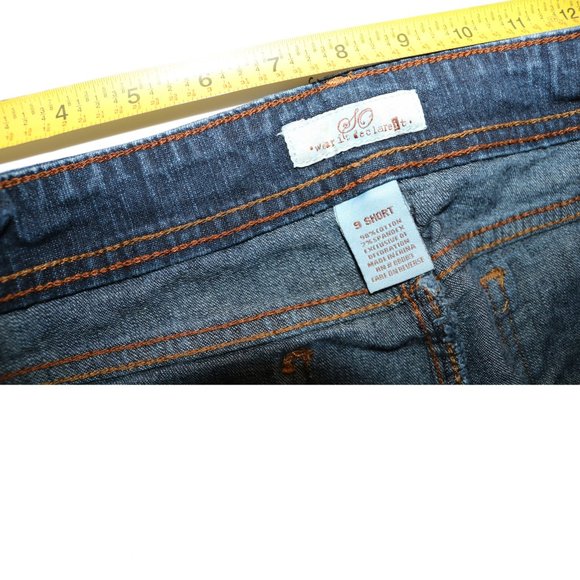 SO Wear It Declare It Dark Wash BLUE JEANS - Size 9 Short - Waist 30x29 Inseam - Picture 3 of 9